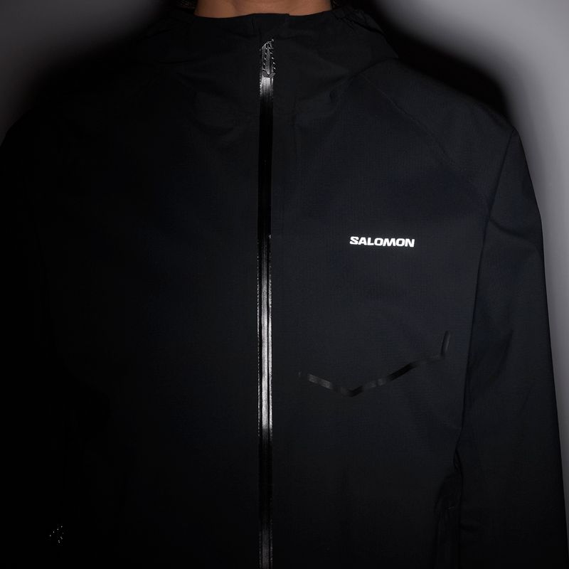 Női futókabát Salomon Bonatti Waterproof deep black 9