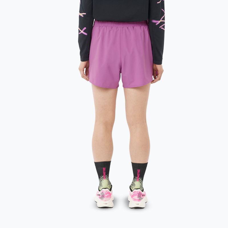Női futóshort Salomon Shakeout Core 2IN1 4 "iris orchid" 2