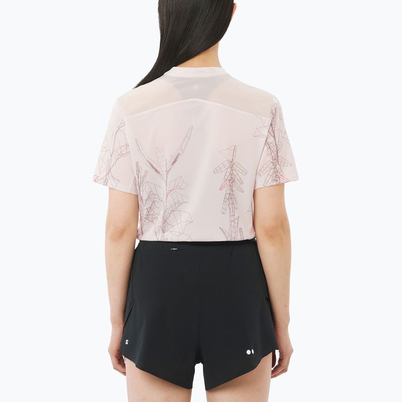 Női futópóló Salomon S/Lab Ultra Tee Aop lilac ash 2