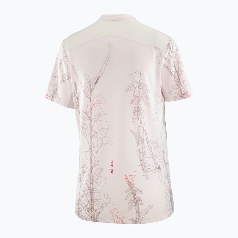 Női futópóló Salomon S/Lab Ultra Tee Aop lilac ash 5