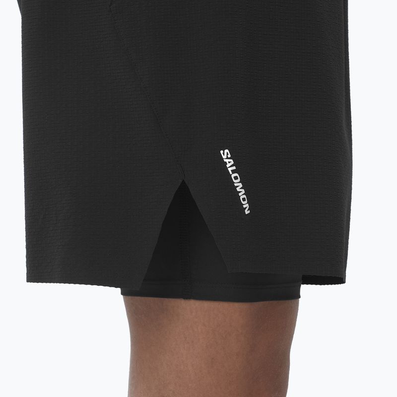 Salomon Sense Aero férfi futóshort 2IN1 5" deep black 5