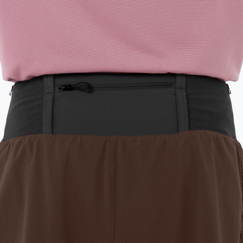 Salomon Sense Aero férfi futóshort 2IN1 5 "coffee bean" 5