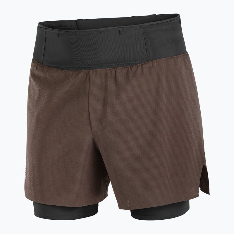 Salomon Sense Aero férfi futóshort 2IN1 5 "coffee bean" 8
