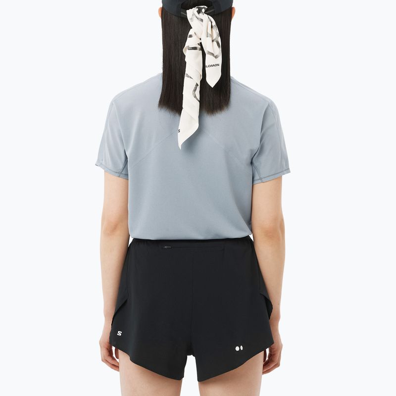 Női futópóló Salomon Sense Aero SS Tee GFX trade winds 2