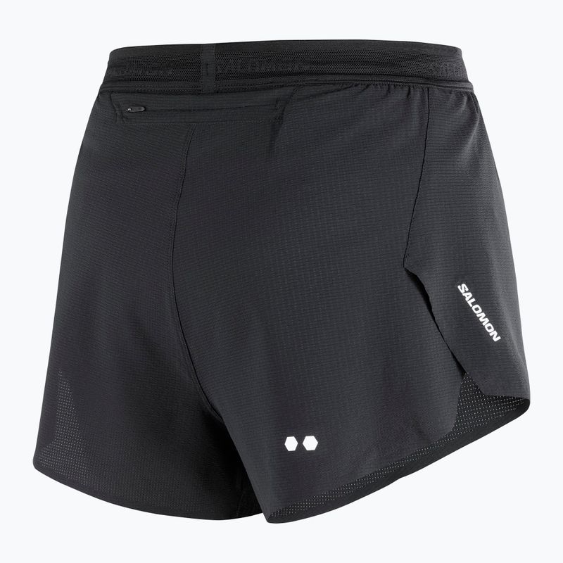 Női futóshort Salomon Sense SPLT 3" deep black 8