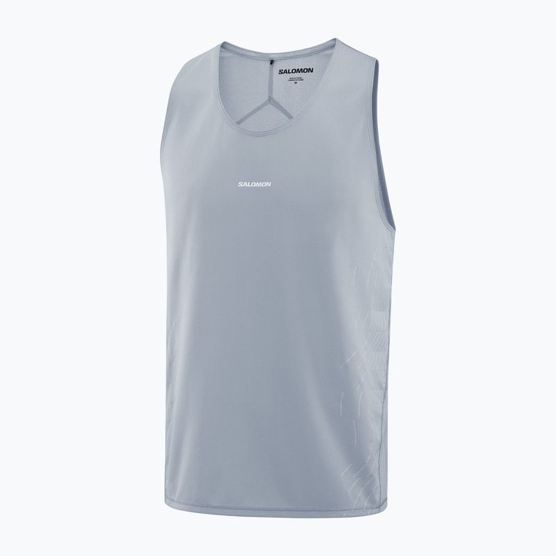Salomon Sense Aero Singlet férfi futópóló GFX trade winds 4