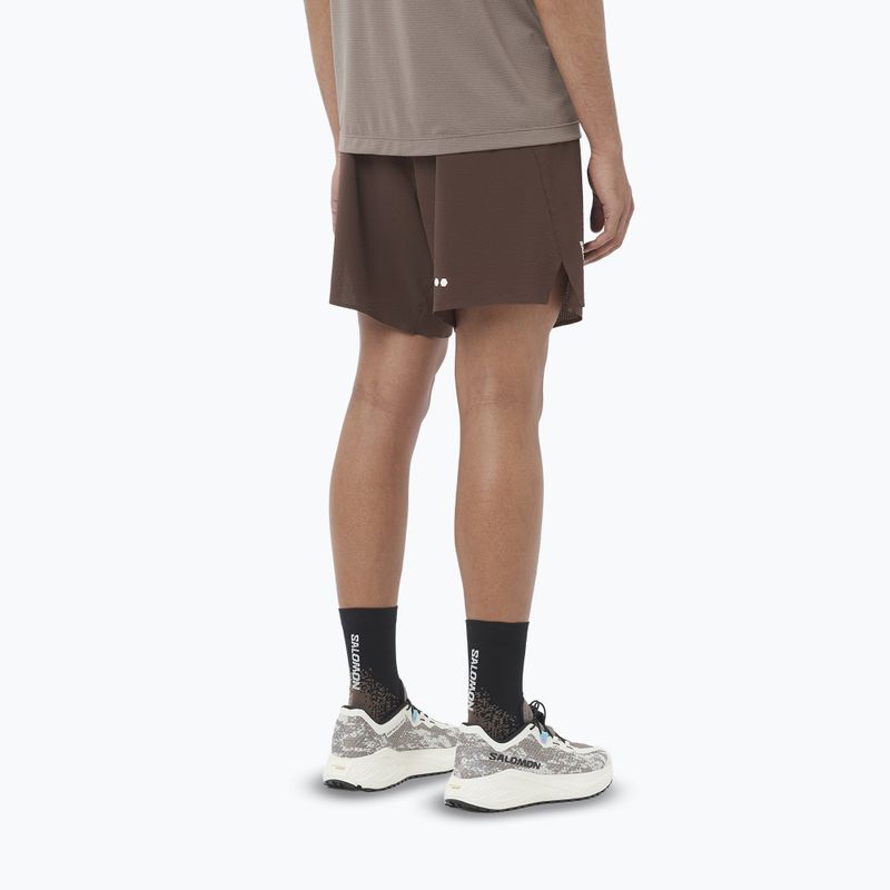 Salomon Sense Aero férfi futóshort 7" coffee bean 2