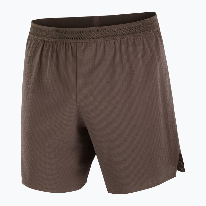 Salomon Sense Aero férfi futóshort 7" coffee bean 5