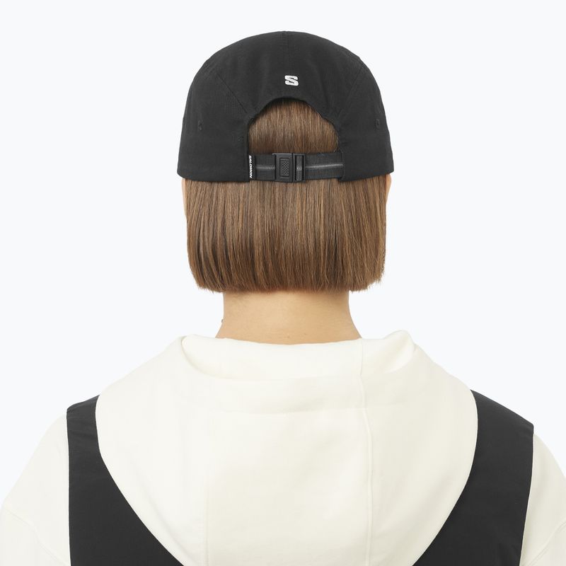 Baseballsapka Salomon Wild Rays 5 Deep Black Panel 3