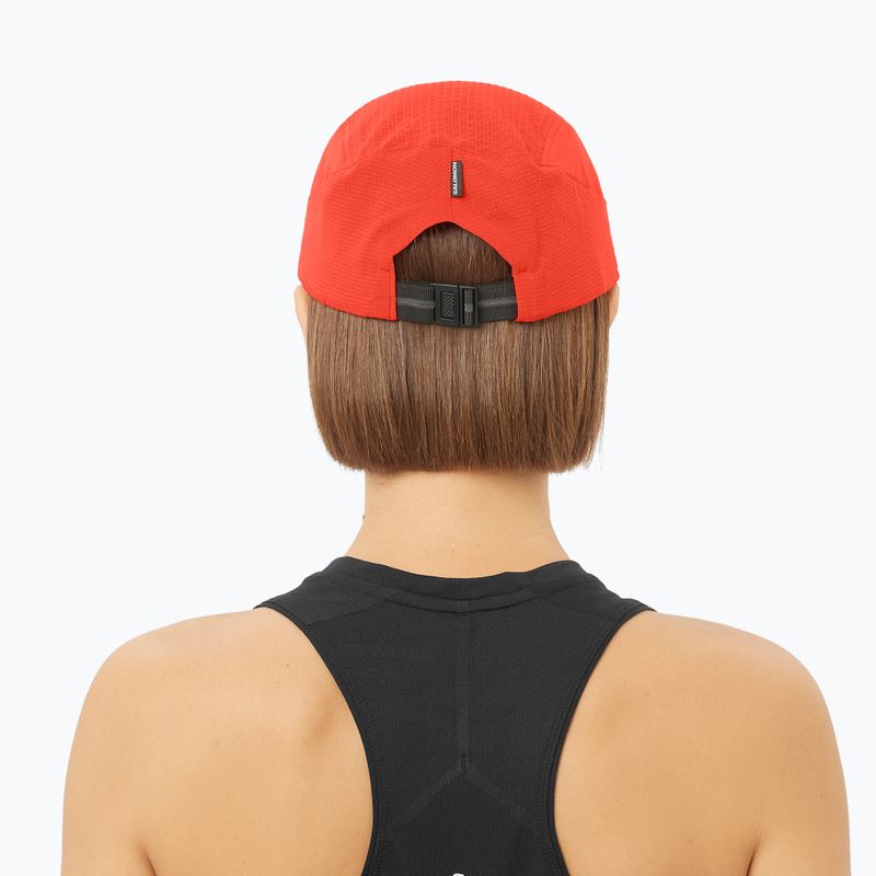 Salomon Sense Aero fiery red napellenzős sapka 3