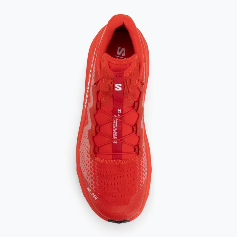 Férfi futócipő Salomon S/LAB Ultra Glide 1.5 white/fiery red/black 5