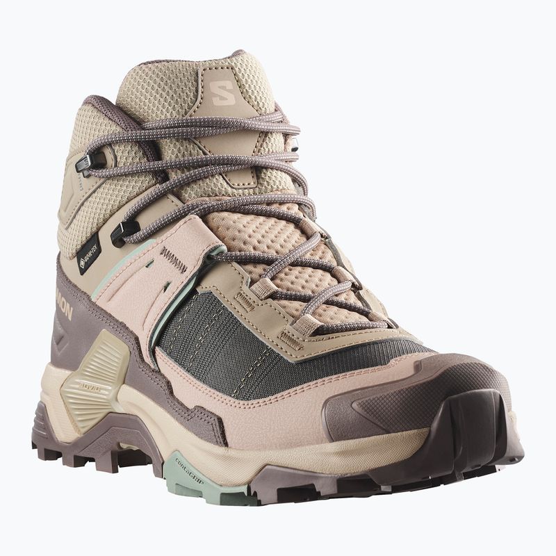 Női túrabakancs Salomon X Ultra 5 MID GTX iron/dsrtan/gre 3