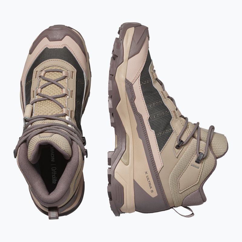 Női túrabakancs Salomon X Ultra 5 MID GTX iron/dsrtan/gre 5