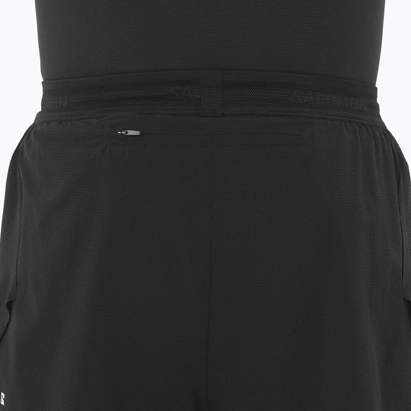 Salomon Aero férfi futóshort SPLT 3" deep black 4