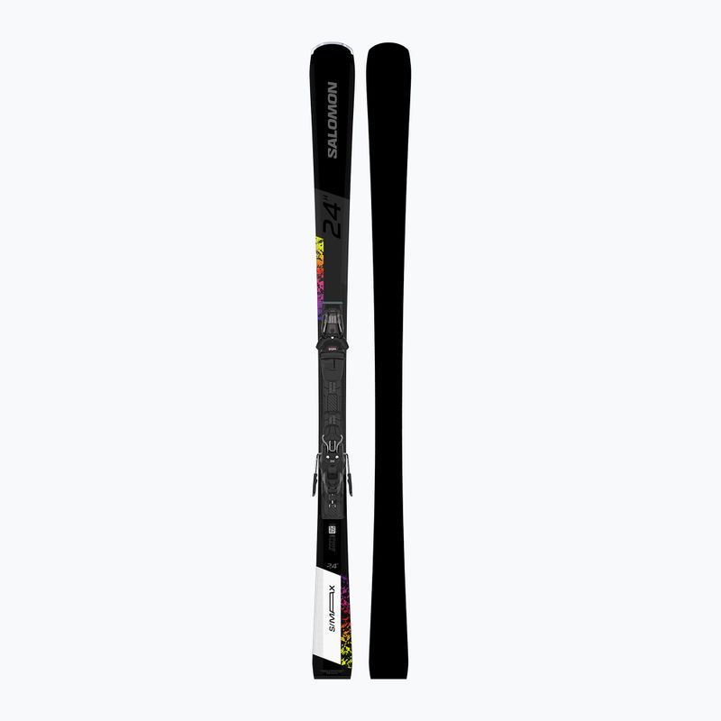 Lesikló sílécek + kötések Salomon S/Max 24H + M10 GW black/white 3