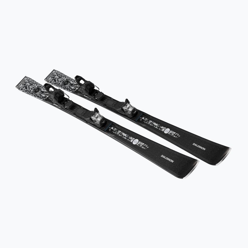 Női lesikló sílécek + kötések Salomon S/Max N°8 Black + M10 GW black/glitter 3