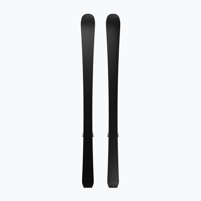 Gyermek lesikló sílécek + kötések Salomon QST Jr Black S + C5 GW black/neon punch 2