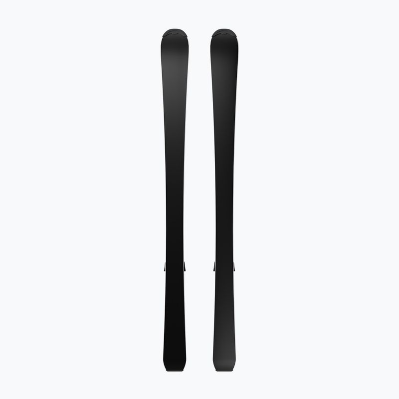 Gyermek lesikló sílécek + kötések Salomon QST Jr Black M + C5 GW black/neon punch 2