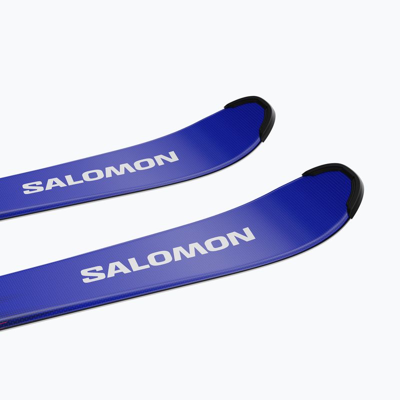 Gyermek lesikló sílécek + kötések Salomon Equipe Jr S + C5 GW race blue/equipe red 5