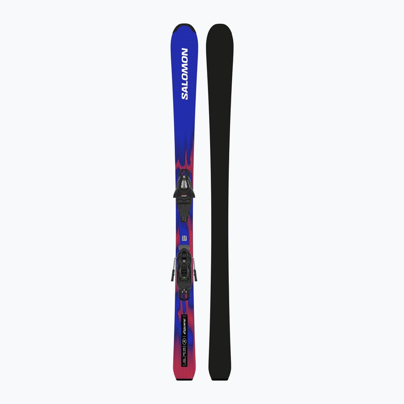 Gyermek lesikló sílécek + kötések Salomon Equipe Jr M + C5 GW race blue/equipe red 3