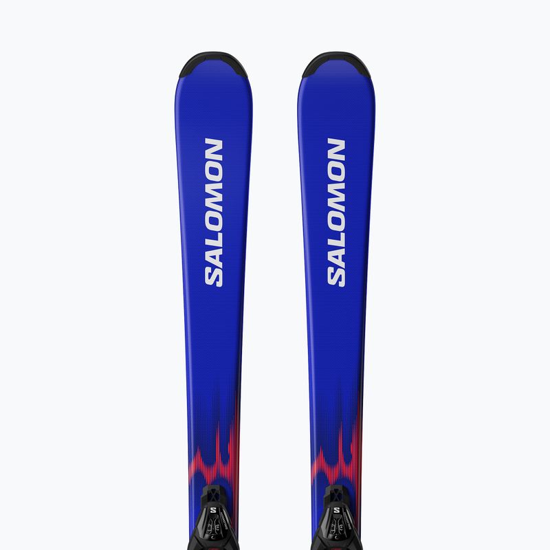 Gyermek lesikló sílécek + kötések Salomon Equipe Jr M + L6 GW race blue/equipe red 5