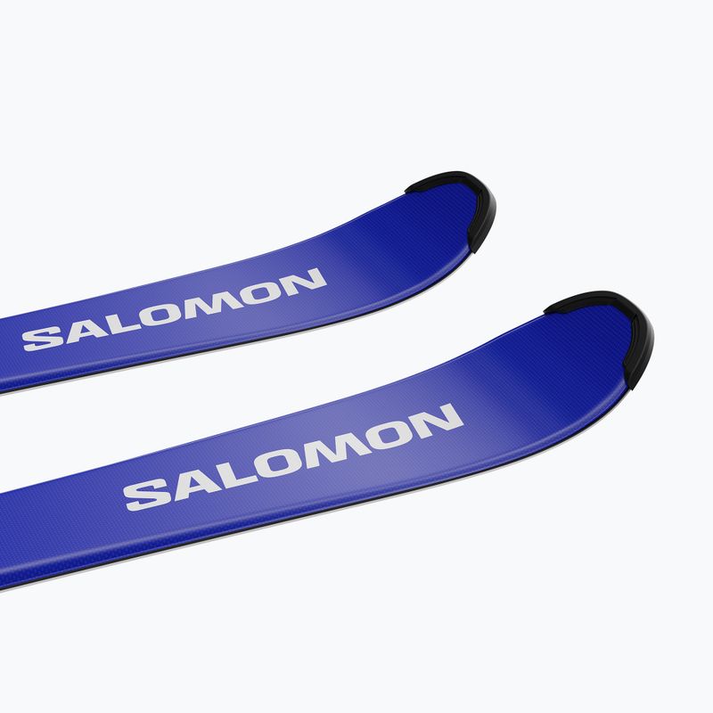 Gyermek lesikló sílécek + kötések Salomon Equipe Jr M + L6 GW race blue/equipe red 6