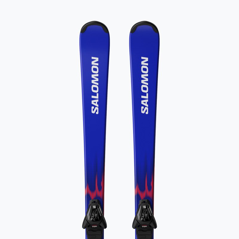 Gyermek lesikló sílécek + kötések Salomon Equipe MT JR + L6 GW race blue/equipe red 5