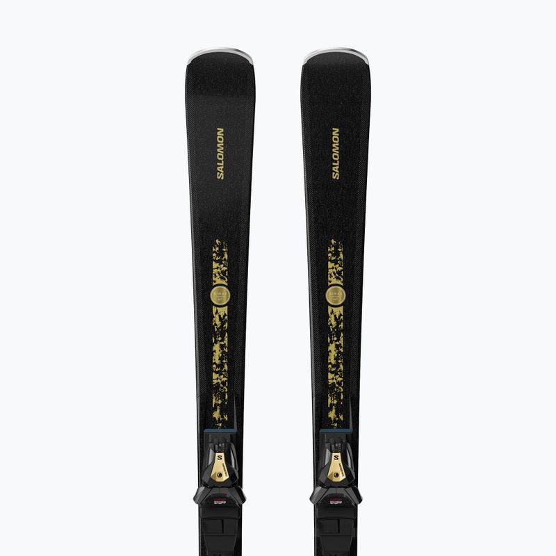 Női lesikló sílécek + kötések Salomon S/Max N°12 + MI11 GW black/glitter 3