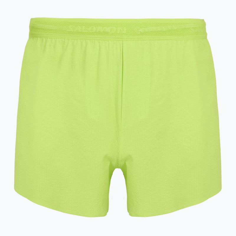 Salomon Sense Aero férfi futóshort SPLT 3 "acid lime"