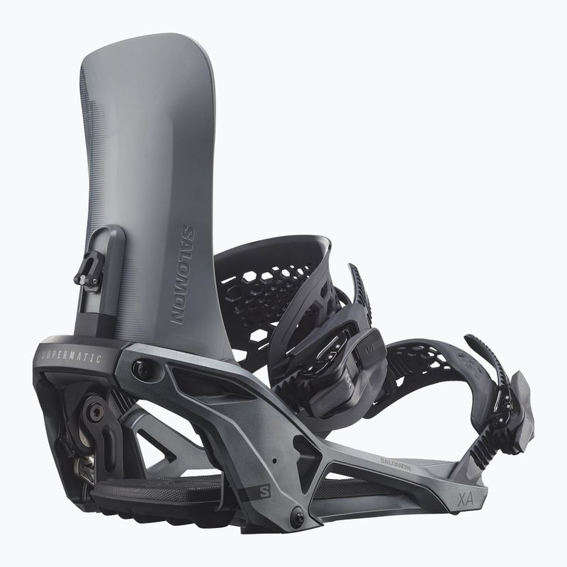 Snowboardkötések Salomon XA Supermatic castor gray/black 2