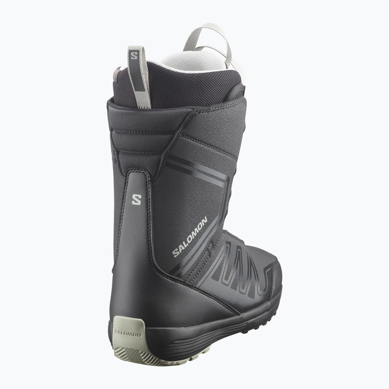 Női snowboard cipők Salomon Pearl Boa W black/black/wrought iron 2