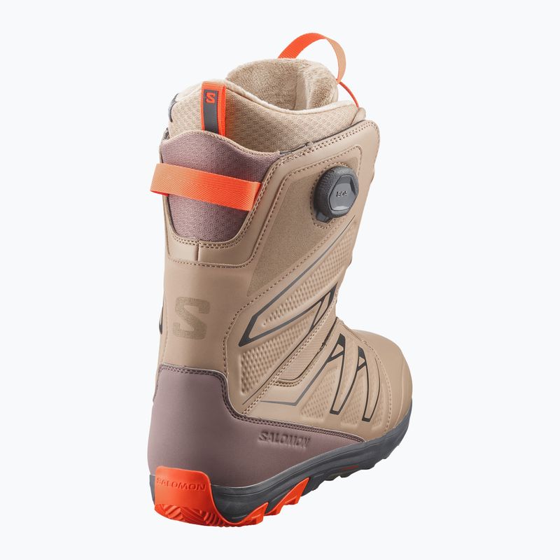 Férfi snowboard cipők Salomon Launch Boa SJ Boa kelp/brown lentil/dragon fire 2
