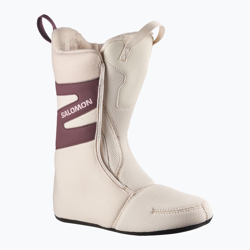 Női snowboard cipők Salomon Kiana Dual Boa W huckleberry/dawn pink/almond milk 2