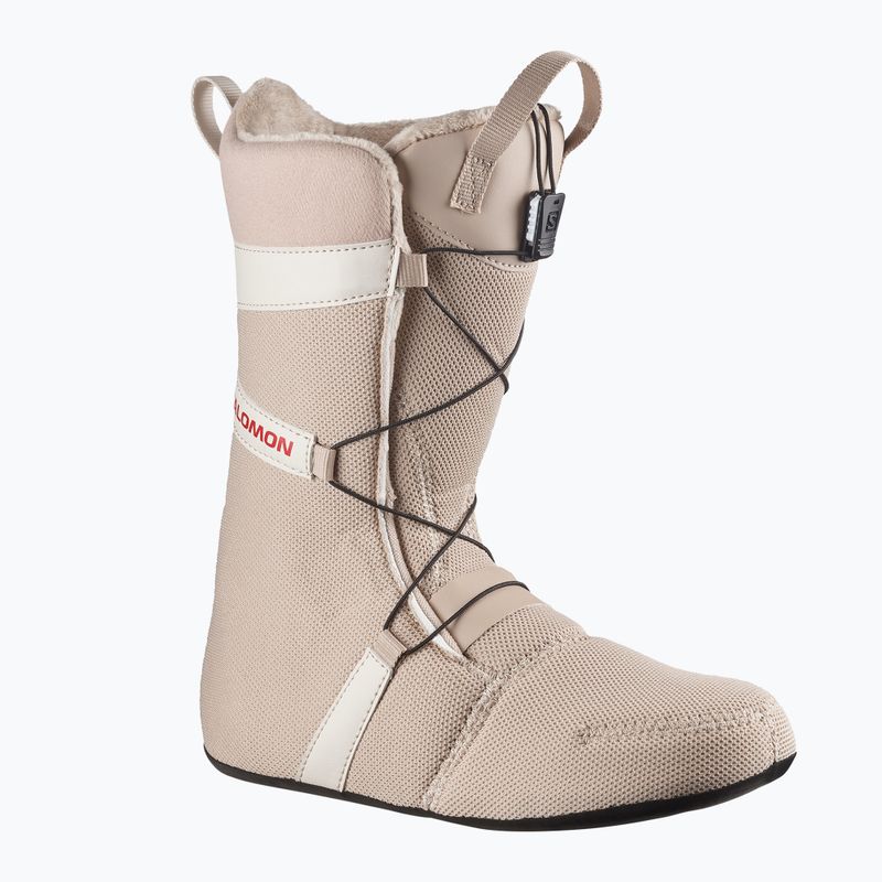 Női snowboard cipők Salomon Ivy Boa SJ Boa W almond milk/white pepper/haute red 2