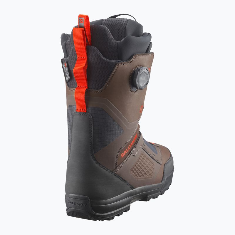 Férfi snowboard cipők Salomon Echo Dual Boa black/wren/fiery red 2