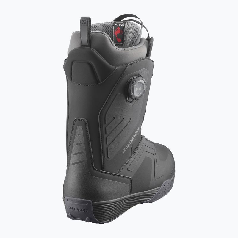 Férfi snowboard cipők Salomon Dialogue Dual Boa Wide black/black/asphalt 2