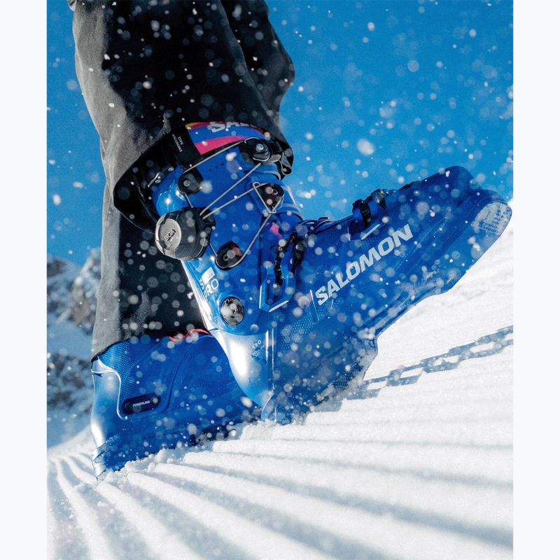 Férfi síbakancs Salomon S/Pro Alpha C BOA 130 race blue/white/equipe red 8