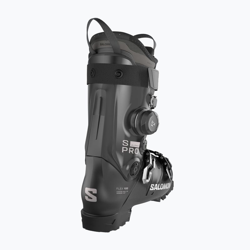 Férfi sícipők Salomon S/Pro Alpha C Boa 100 black/dark gray met./silver met. 4