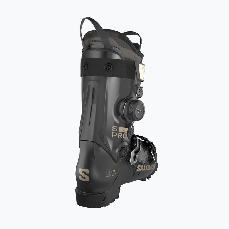 Női sícipők Salomon S/Pro Alpha C Boa 85 W black/dark gray met./light bronze met. 2