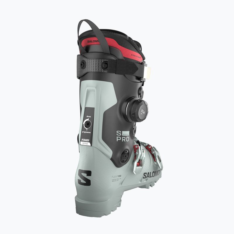 Férfi sícipők Salomon S/Pro Supra Boa 130 wrought iron/black/samba met. 3