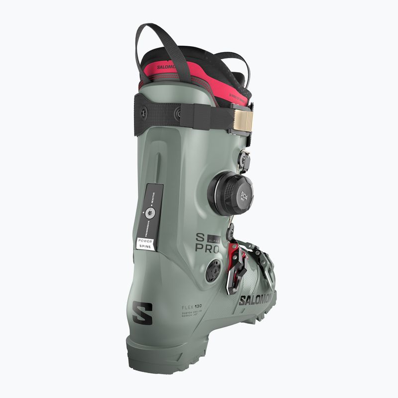 Férfi sícipők Salomon S/Pro Alpha C Boa 130 wrought iron/black/raspberry 4