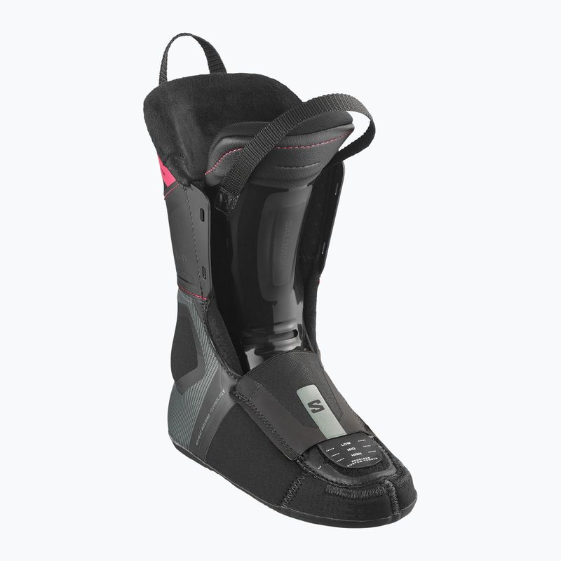Női sícipők Salomon S/PRO Supra Dual Boa 115 W black/beluga met/raspberry 5