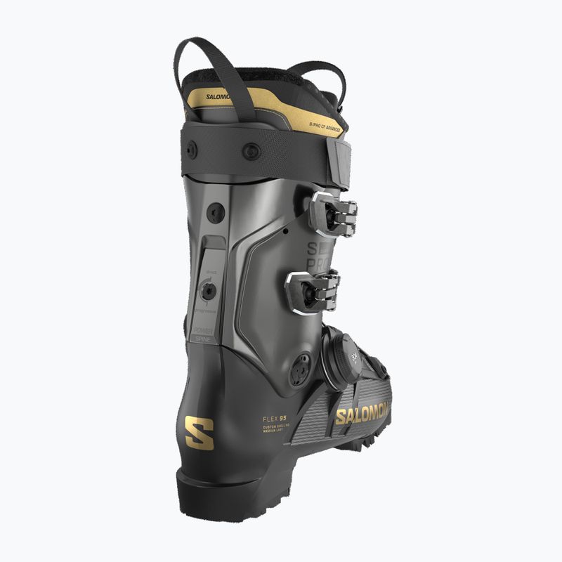 Női sícipők Salomon S/PRO Supra S Boa 95 W black/beluga met/gold met 3