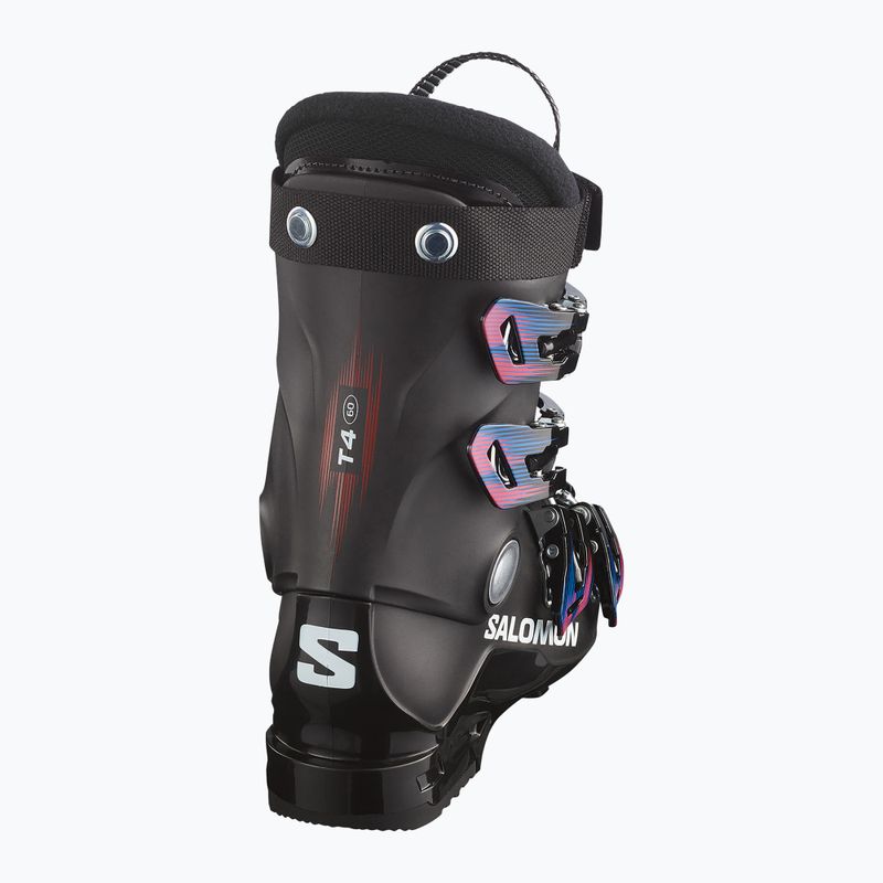 Gyermek sícipők Salomon T4 L Jr black/black/white 3