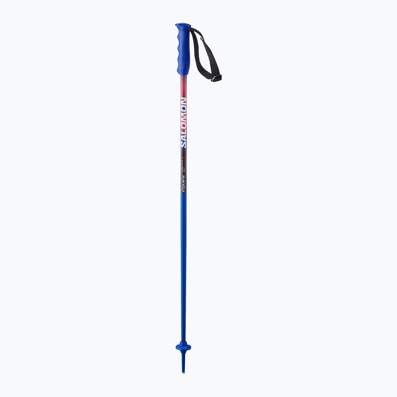 Gyermek síbotok Salomon Equipe ALU Jr race blue/red 2