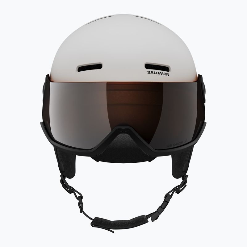 Gyerek sísisak Salomon Orka Visor Jr S2 white 4