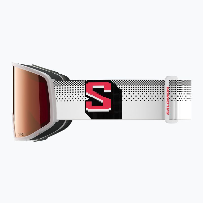 Síszemüveg Salomon Sentry Pro Sigma S3 translucent frozen/sigma fire red 4
