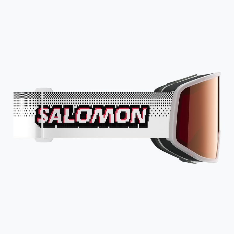 Síszemüveg Salomon Sentry Pro Sigma S3 translucent frozen/sigma fire red 5