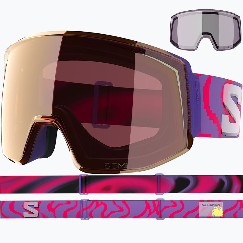 Síszemüveg Salomon Skarn Prime Sigma S2+S1 ultra violet/sigma copper/sigma clear pink 2