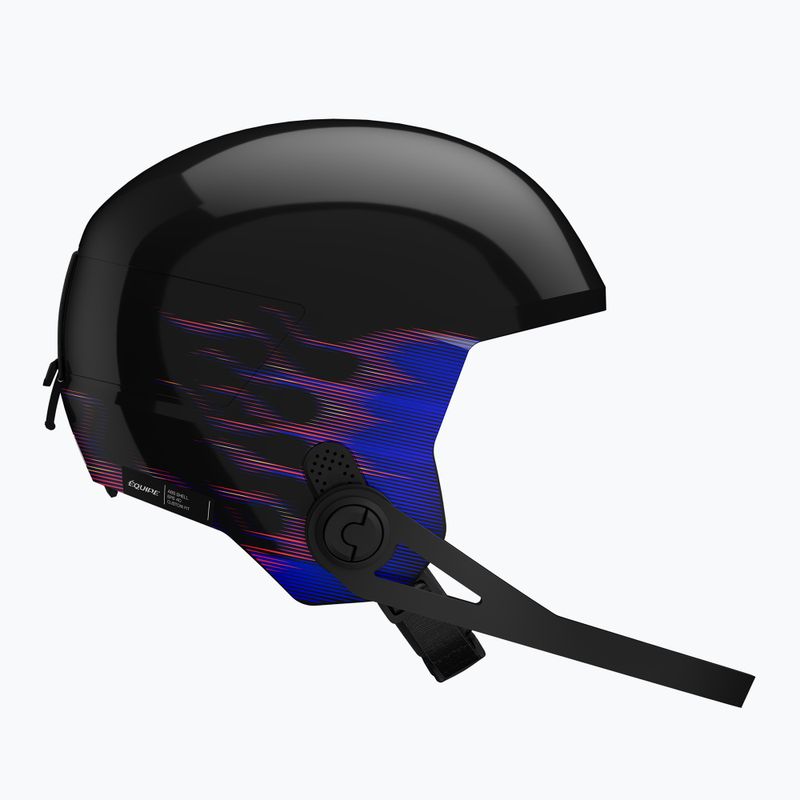 Gyerek sísisak Salomon Equipe Fis + Chinguard Jr black/flames 3